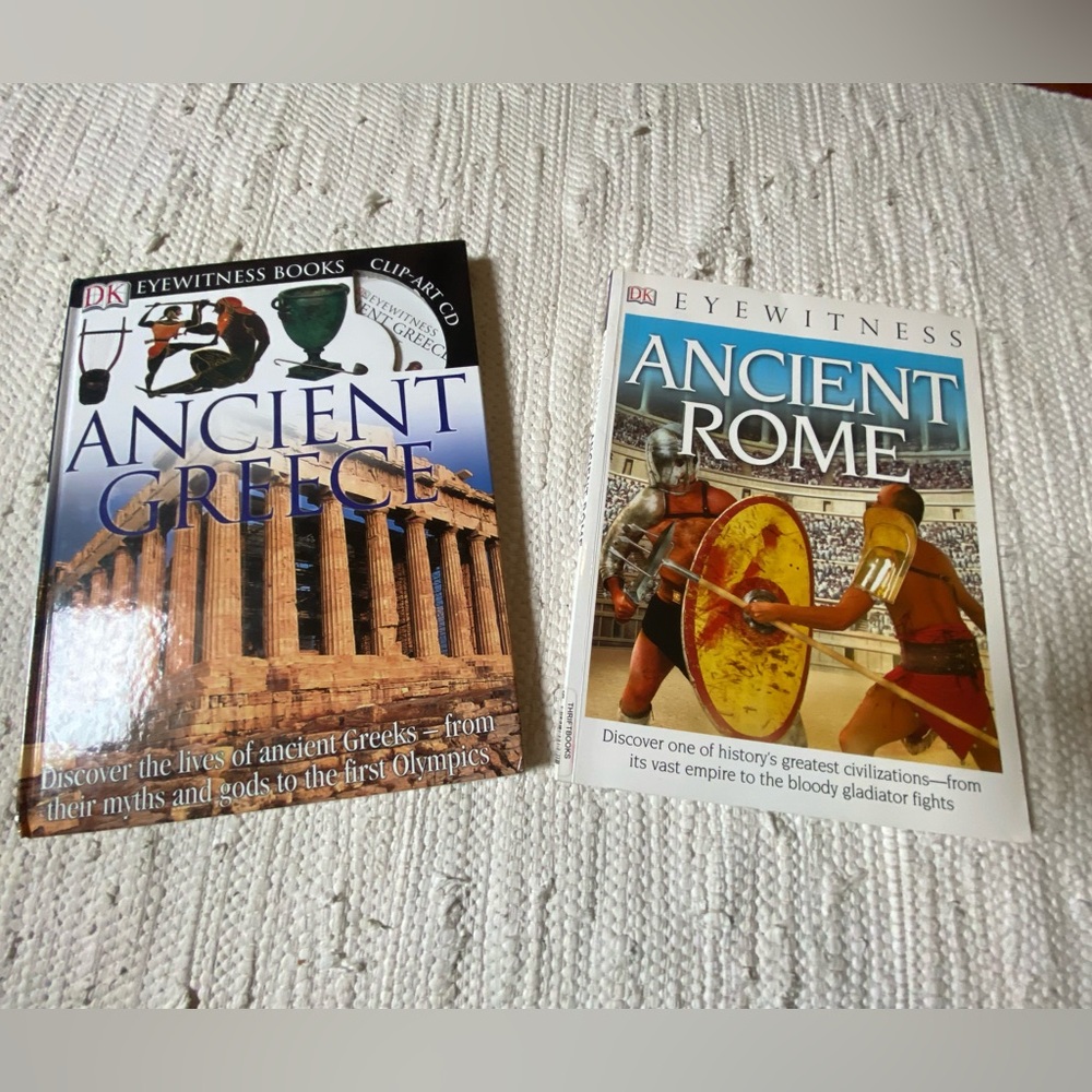 DK Ancient Rome and Ancient Greece Books